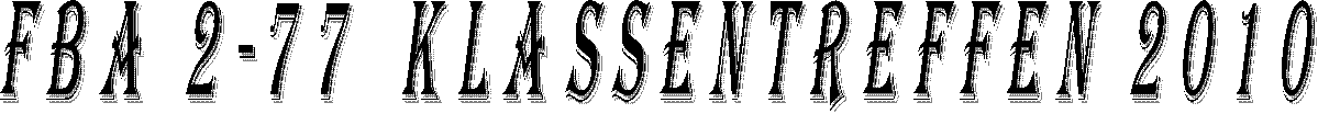 FBA 2-77  Klassentreffen 2010